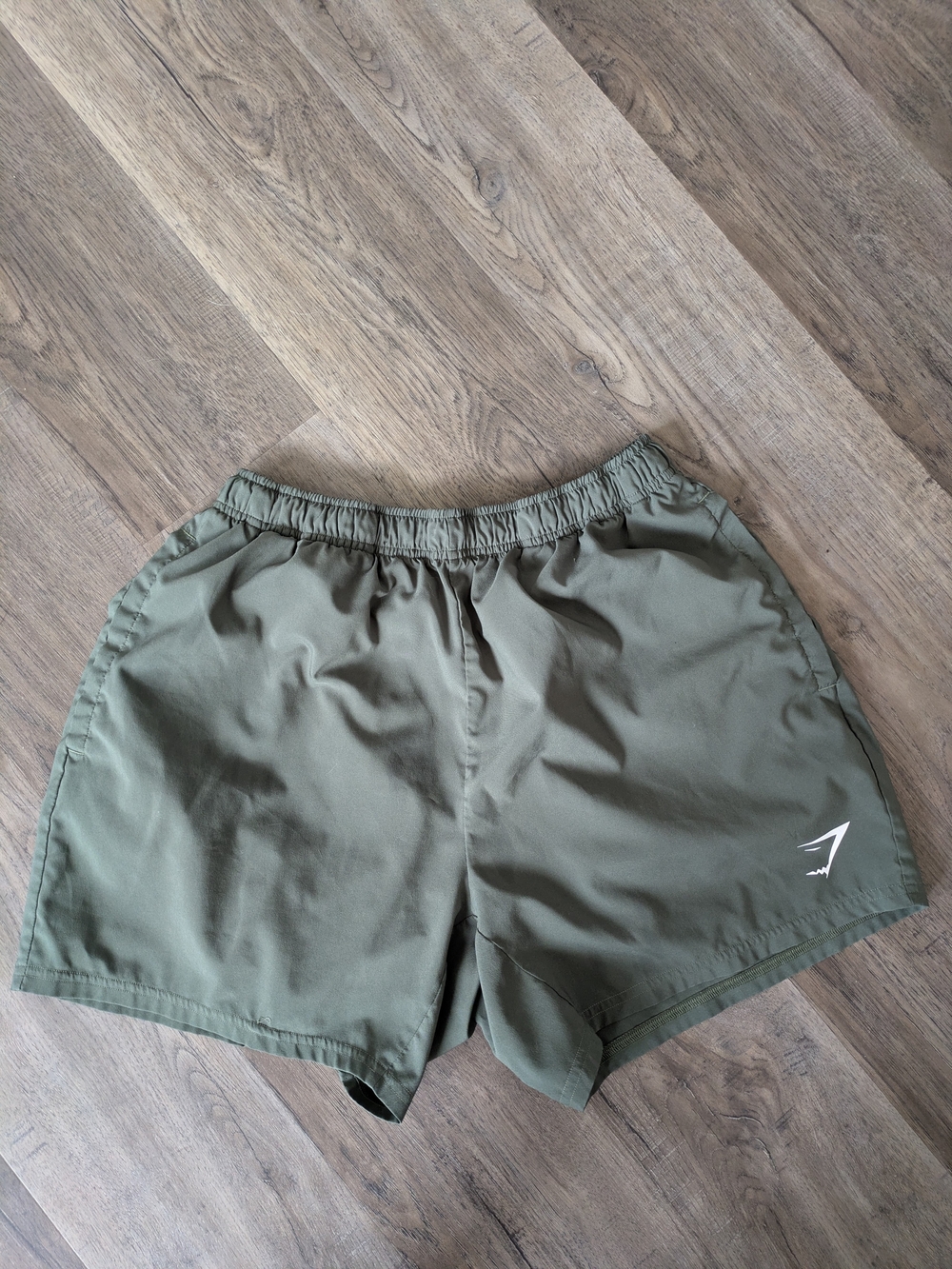 Gymshark Olive Green Mens Athletic Shorts Sz M